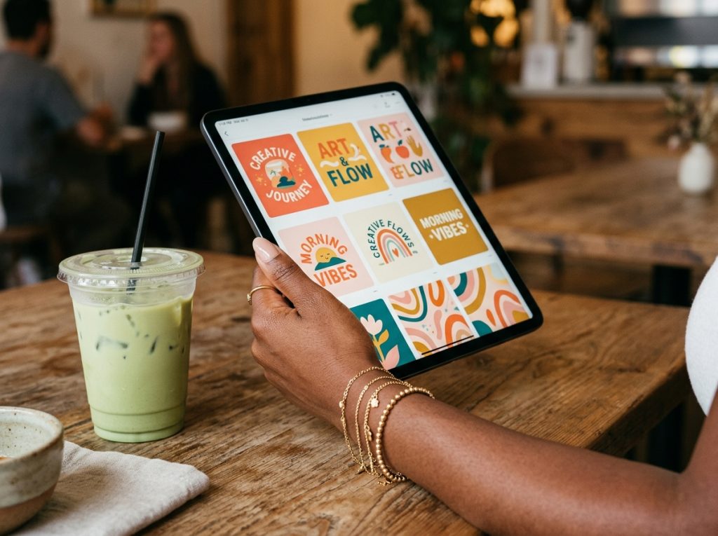 Contemporary mini art prints